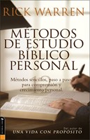 Métodos de Estudio Biblico Personal (Rústica) [Libro]