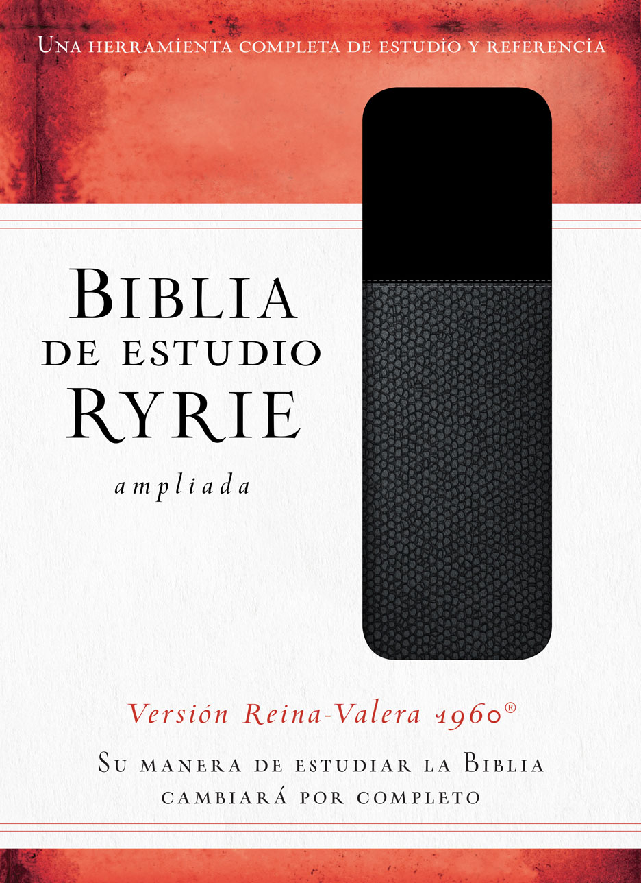 Biblia Estudio RVR Ryrie Imit Negro Duo