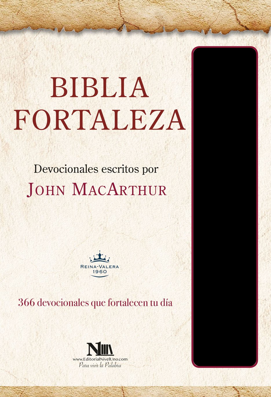 Biblia RVR60 Fortaleza MacArthur Negro