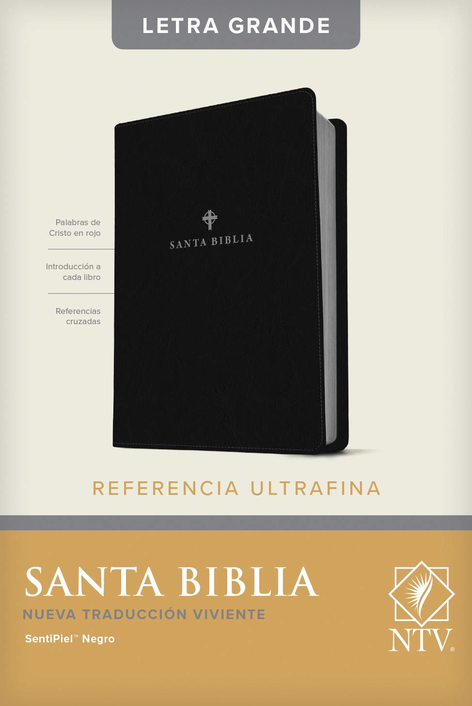 Biblia NTV Referencia Ultrafina Letra Grande