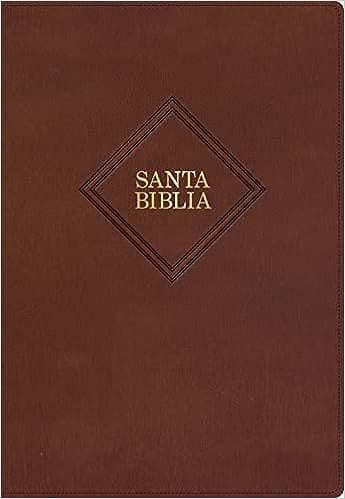 Biblia RVR60 L SuperGigante Piel Fabricada Marrón