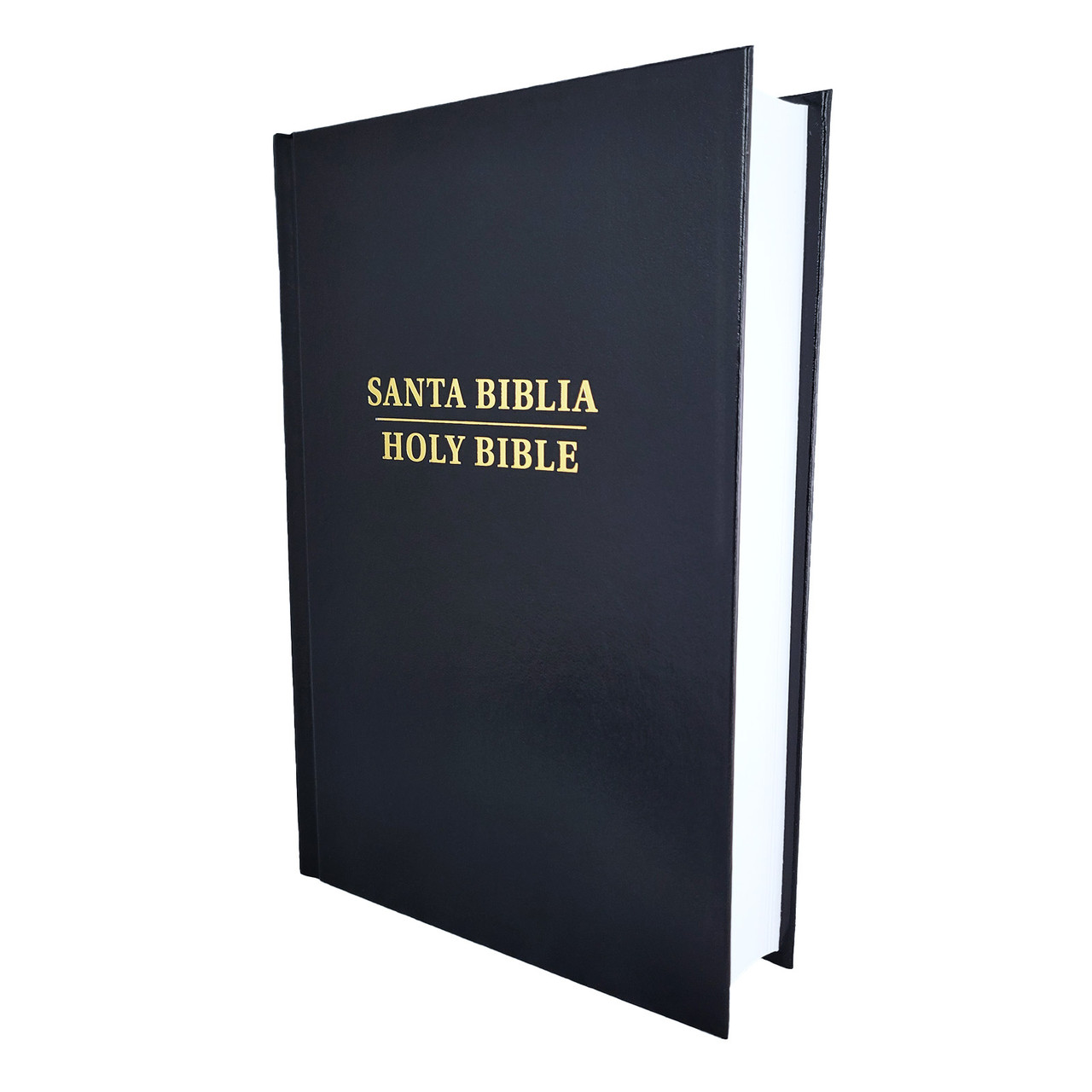 Biblia Bilingue RVR1960/KJV Tamaño Personal Negro Tapa Dura