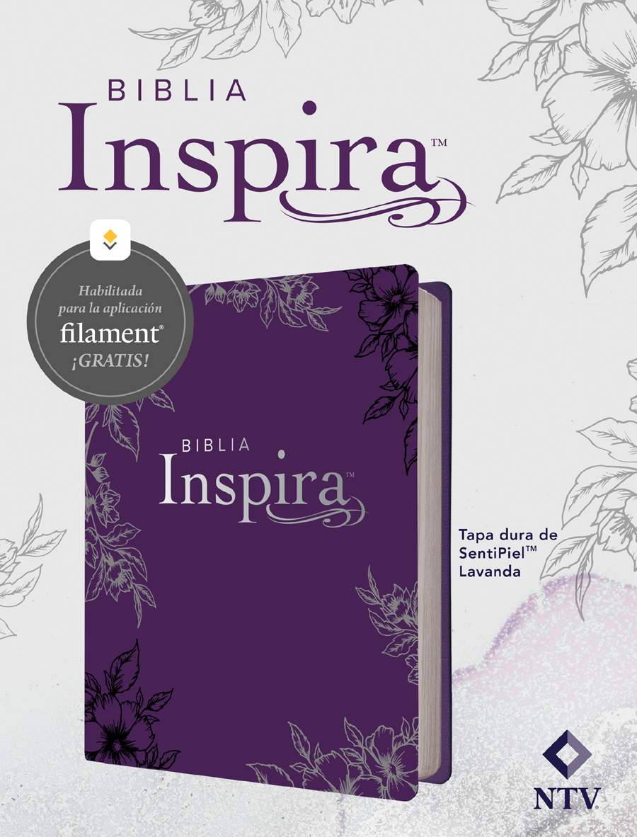 Biblia Inspira NTV con Filament Morada