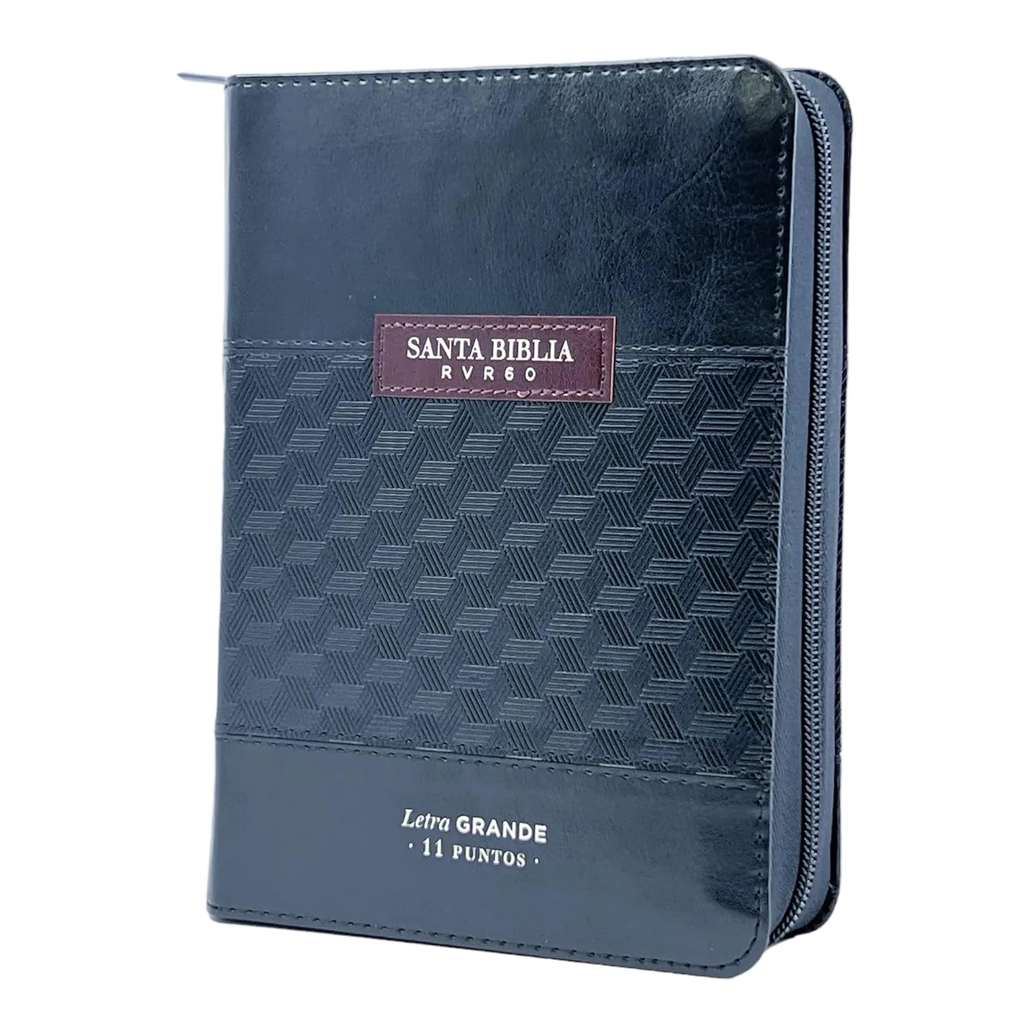 Biblia RVR60/045czti/LG/PJR/Clásico ABBA Negro/Negro