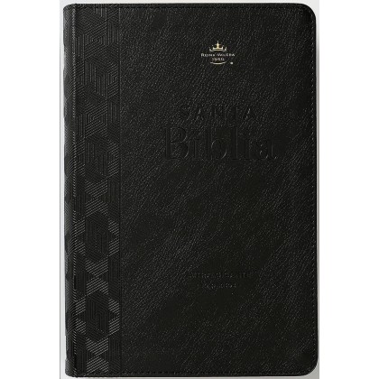 Biblia RVR60 068c LGi Colección Corinto Negra Tamaño Manual
