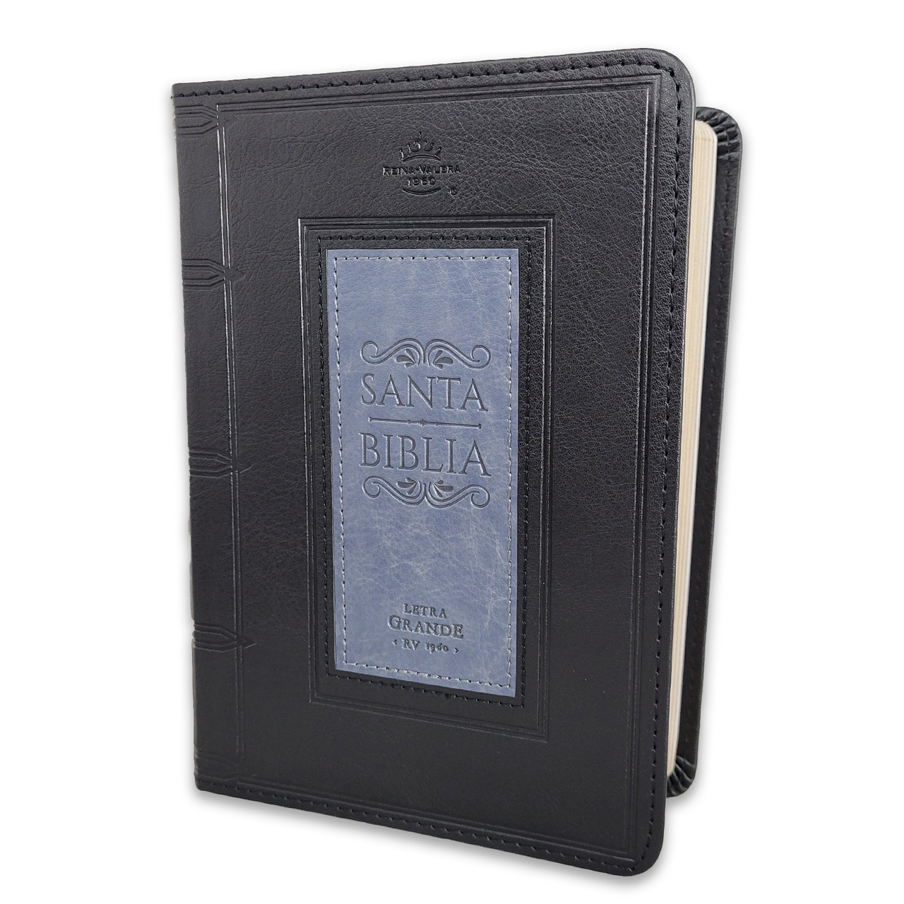 Biblia RVR60 035c PJR frame negro/gris Tamaño Compacto
