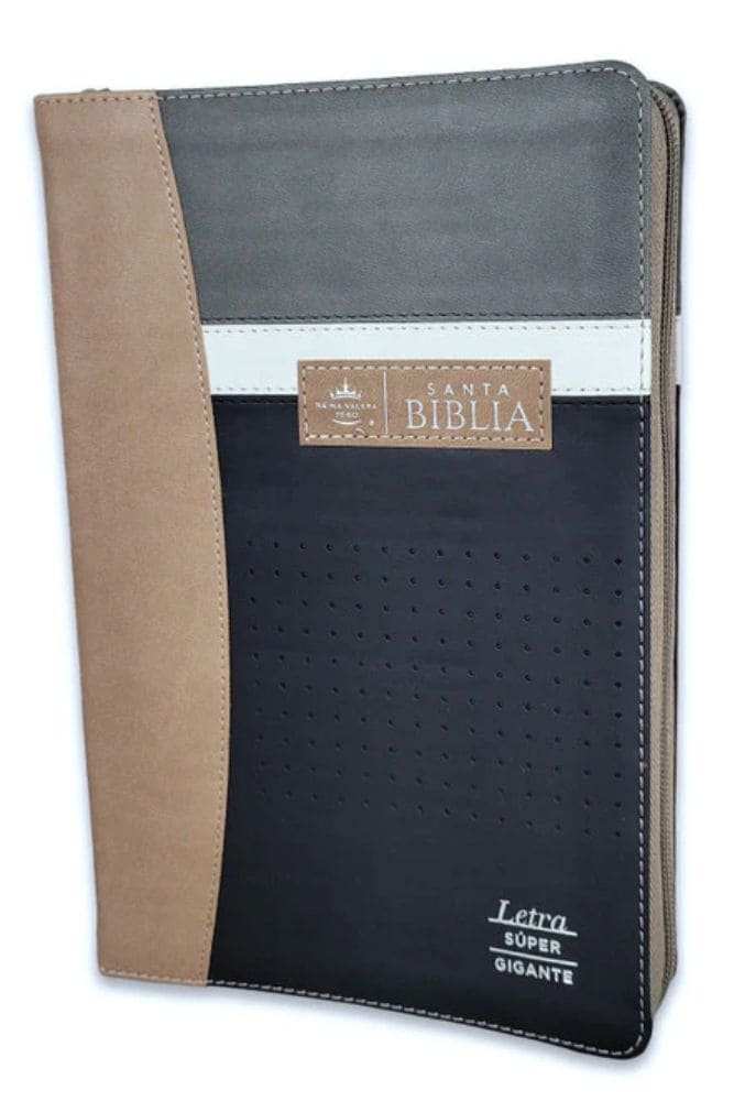 RVR60 Biblia Tamaño Grande Letra Súper Gigante con Cierre e Índice